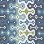 DARYA IKAT Fabric – SKY | Schumacher | Wallpaper Twins DARYA IKAT fabric SKY color by Schumacher