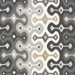 DARYA IKAT fabric STONE color by Schumacher