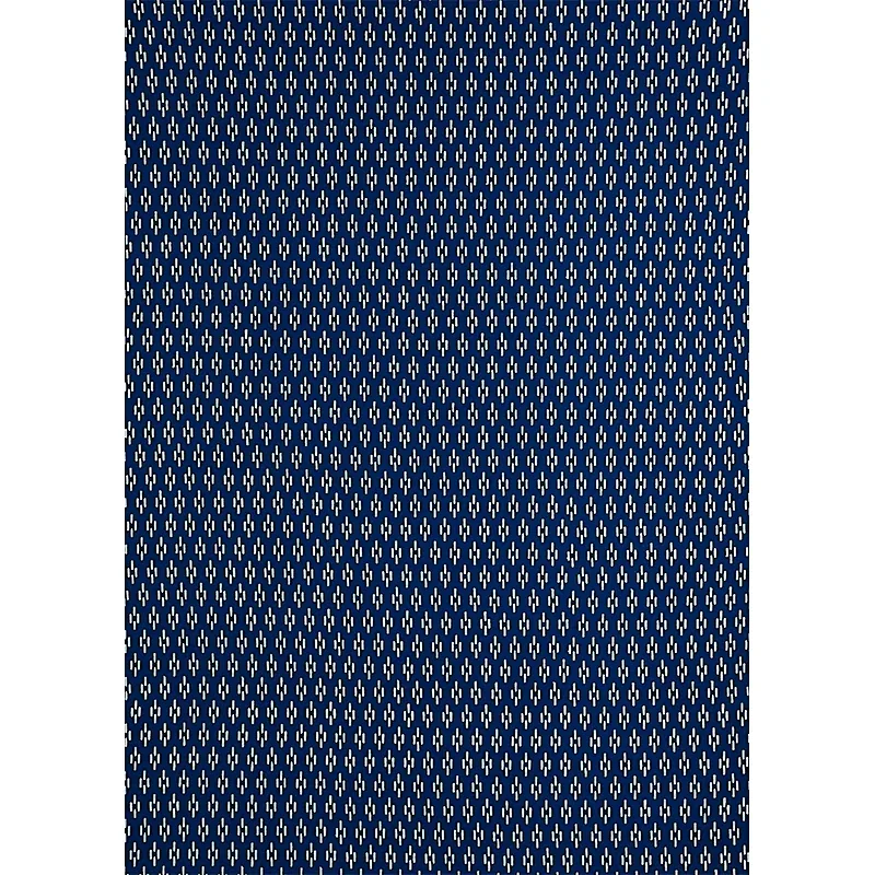 Dash Hand Block Print Fabric – INDIGO | Schumacher | Wallpap Dash Hand Block Print fabric INDIGO color by Schumacher
