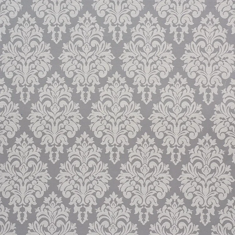 DAUPHINE DAMASK INDOOR/OUTDOOR fabric SLATE color by Schumacher