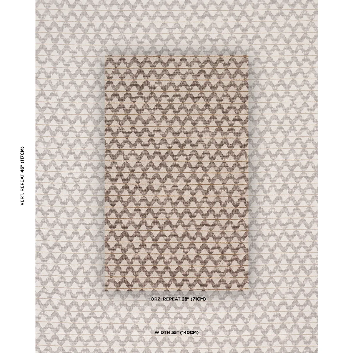 DAYANA PERFORMANCE Fabric – BROWN | Schumacher | Wallpaper T DAYANA PERFORMANCE fabric BROWN color by Schumacher