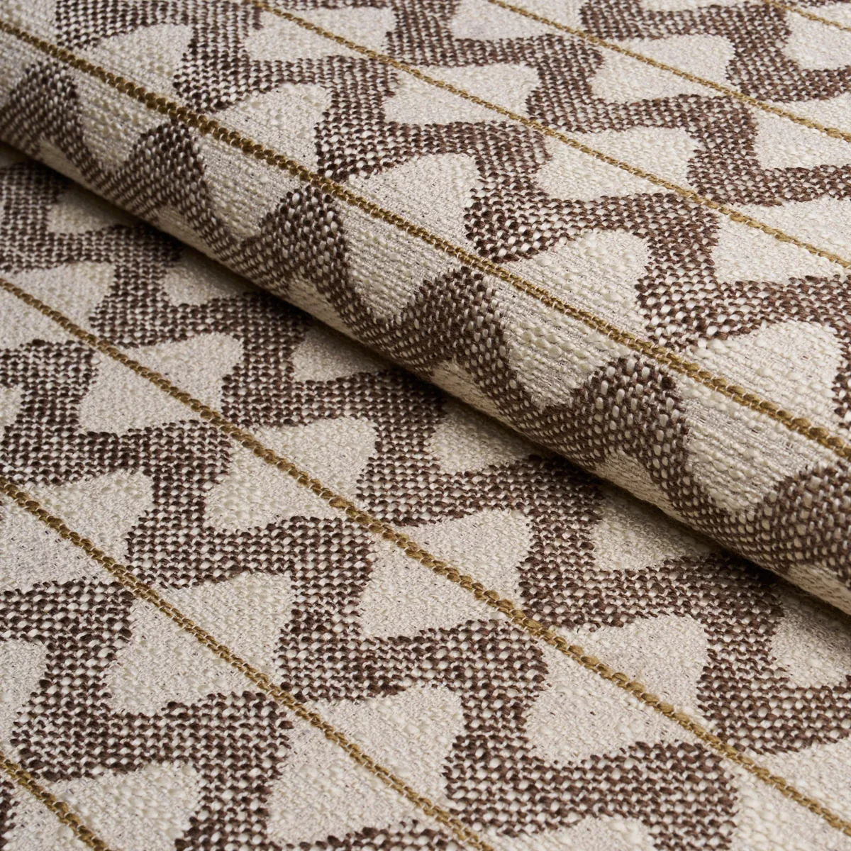 DAYANA PERFORMANCE Fabric – BROWN | Schumacher | Wallpaper T DAYANA PERFORMANCE fabric BROWN color by Schumacher