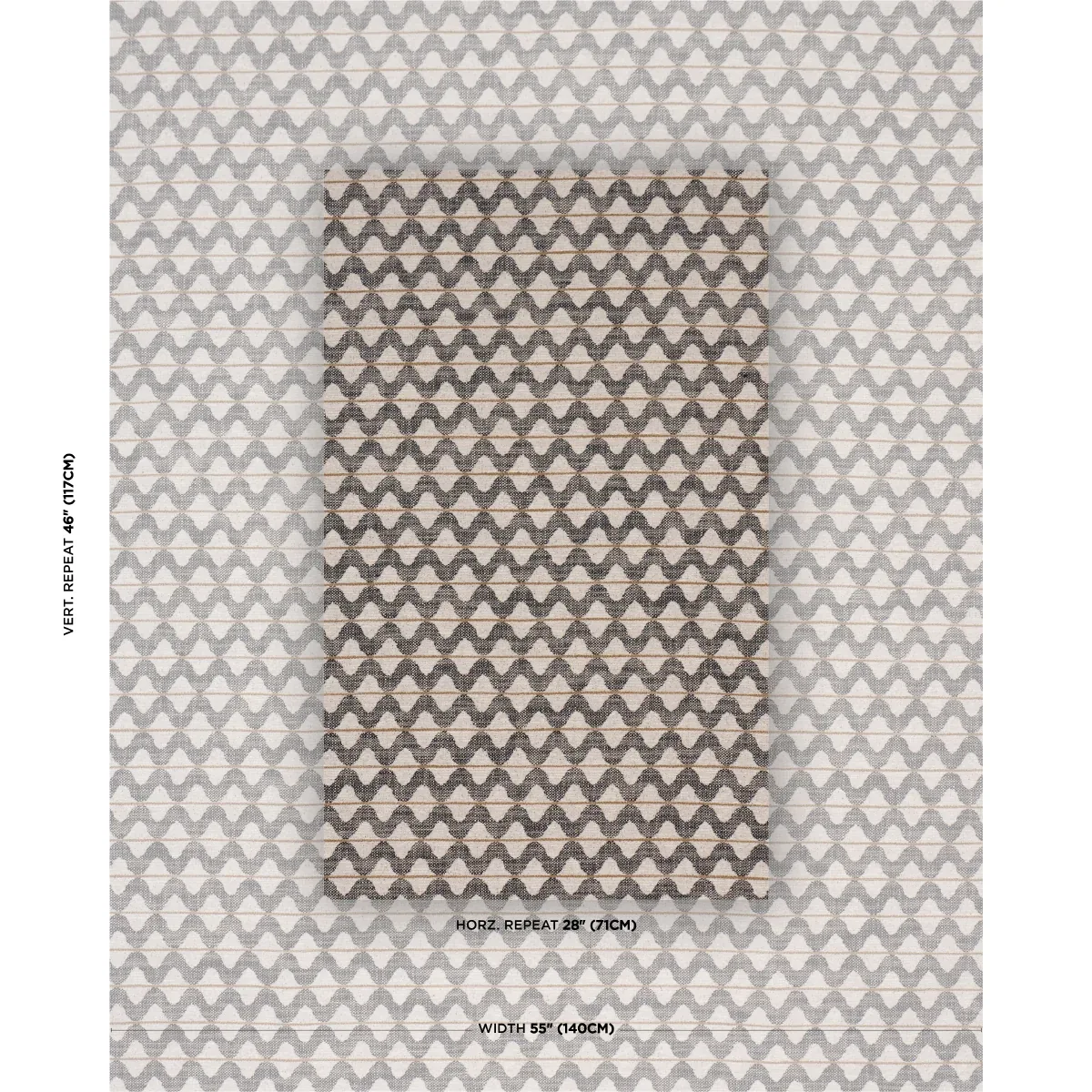 DAYANA PERFORMANCE fabric GRAPHITE color by Schumacher
