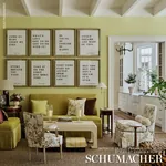DAYDREAM Fabric – CITRON | Schumacher | Wallpaper Twins DAYDREAM fabric CITRON color by Schumacher
