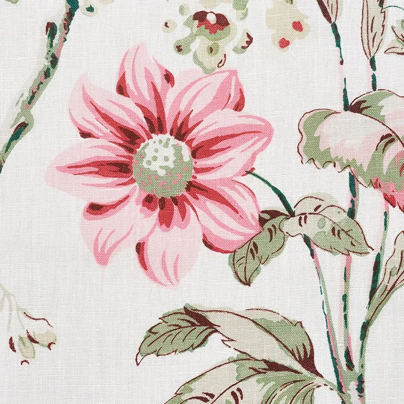 DAYDREAM Fabric – FUCHSIA | Schumacher | Wallpaper Twins DAYDREAM fabric FUCHSIA color by Schumacher