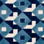 DAZZLE SHIP VELVET Fabric – AZURE | Schumacher | Wallpaper T DAZZLE SHIP VELVET fabric AZURE color by Schumacher