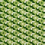 DAZZLE SHIP VELVET fabric VERDANT color by Schumacher