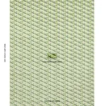 DAZZLE SHIP VELVET fabric VERDANT color by Schumacher
