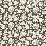 DECO FLOWER Fabric – COCOA | Schumacher | Wallpaper Twins DECO FLOWER fabric COCOA color by Schumacher