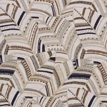 DECO LEAVES Fabric – NEUTRAL | Schumacher | Wallpaper Twins DECO LEAVES fabric NEUTRAL color by Schumacher