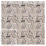DECO LEAVES Fabric – NEUTRAL | Schumacher | Wallpaper Twins DECO LEAVES fabric NEUTRAL color by Schumacher