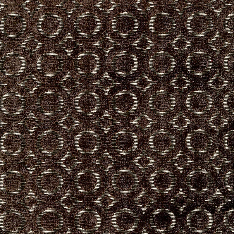 DECO VELVET fabric JAVA color by Schumacher
