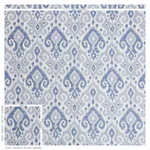 DEDRA fabric INDIGO color by Schumacher