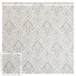 DEDRA fabric NATURAL color by Schumacher