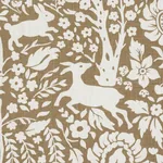 DEERFIELD Fabric – MOCHA | Schumacher | Wallpaper Twins DEERFIELD fabric MOCHA color by Schumacher