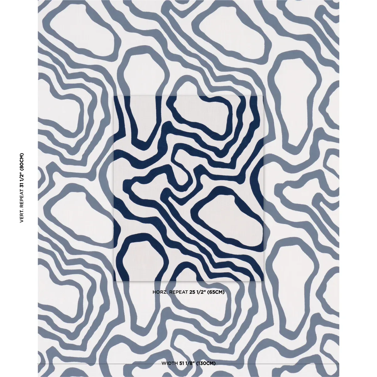 DEFEO EMBROIDERY Fabric – INDIGO | Schumacher | Wallpaper Tw DEFEO EMBROIDERY fabric INDIGO color by Schumacher