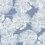 DEL COCO SHEER Fabric – MARINE | Schumacher | Wallpaper Twin DEL COCO SHEER fabric MARINE color by Schumacher