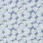 DEL COCO SHEER Fabric – MARINE | Schumacher | Wallpaper Twin DEL COCO SHEER fabric MARINE color by Schumacher