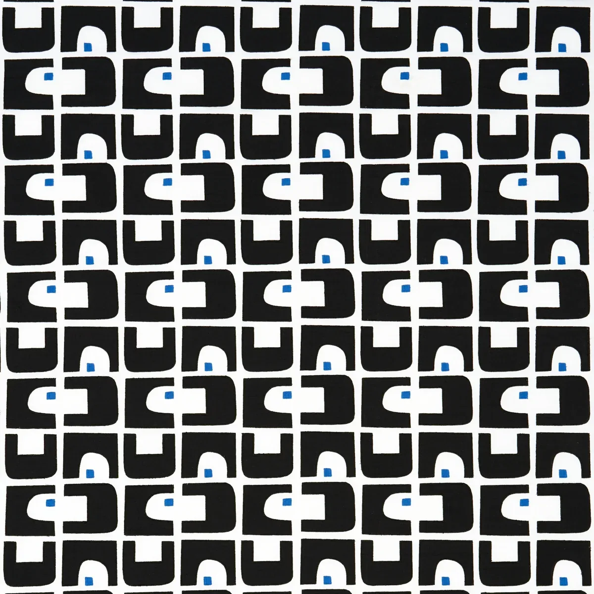 DEN APPLIQUÉ fabric CARBON color by Schumacher