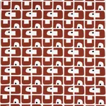 DEN APPLIQUÉ fabric CLAY color by Schumacher