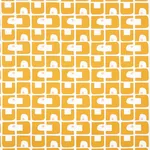 DEN APPLIQUÉ Fabric – OCHRE | Schumacher | Wallpaper Twins DEN APPLIQUÉ fabric OCHRE color by Schumacher