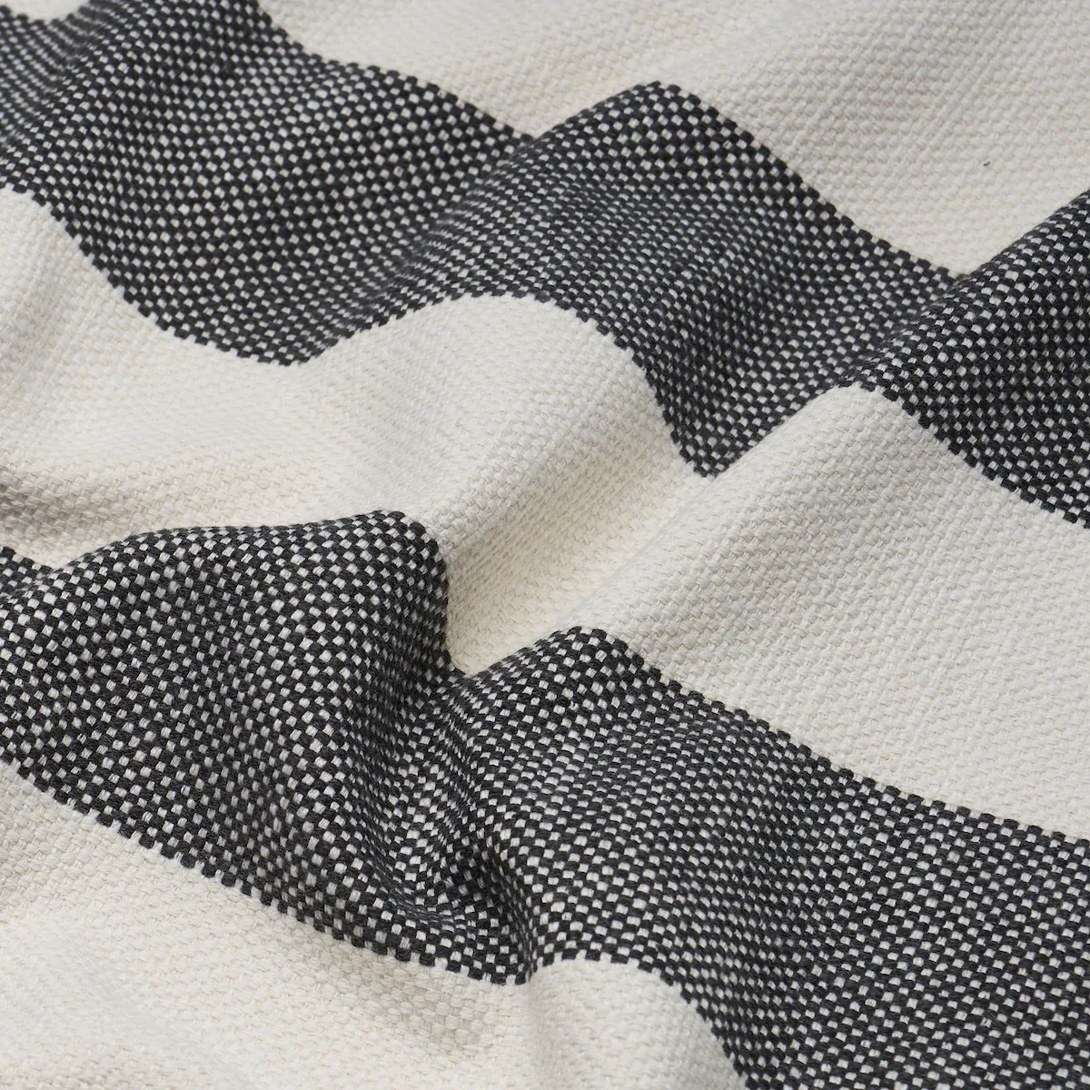DESERT WIDE STRIPE Fabric – CHARCOAL | Schumacher | Wallpape DESERT WIDE STRIPE fabric CHARCOAL color by Schumacher