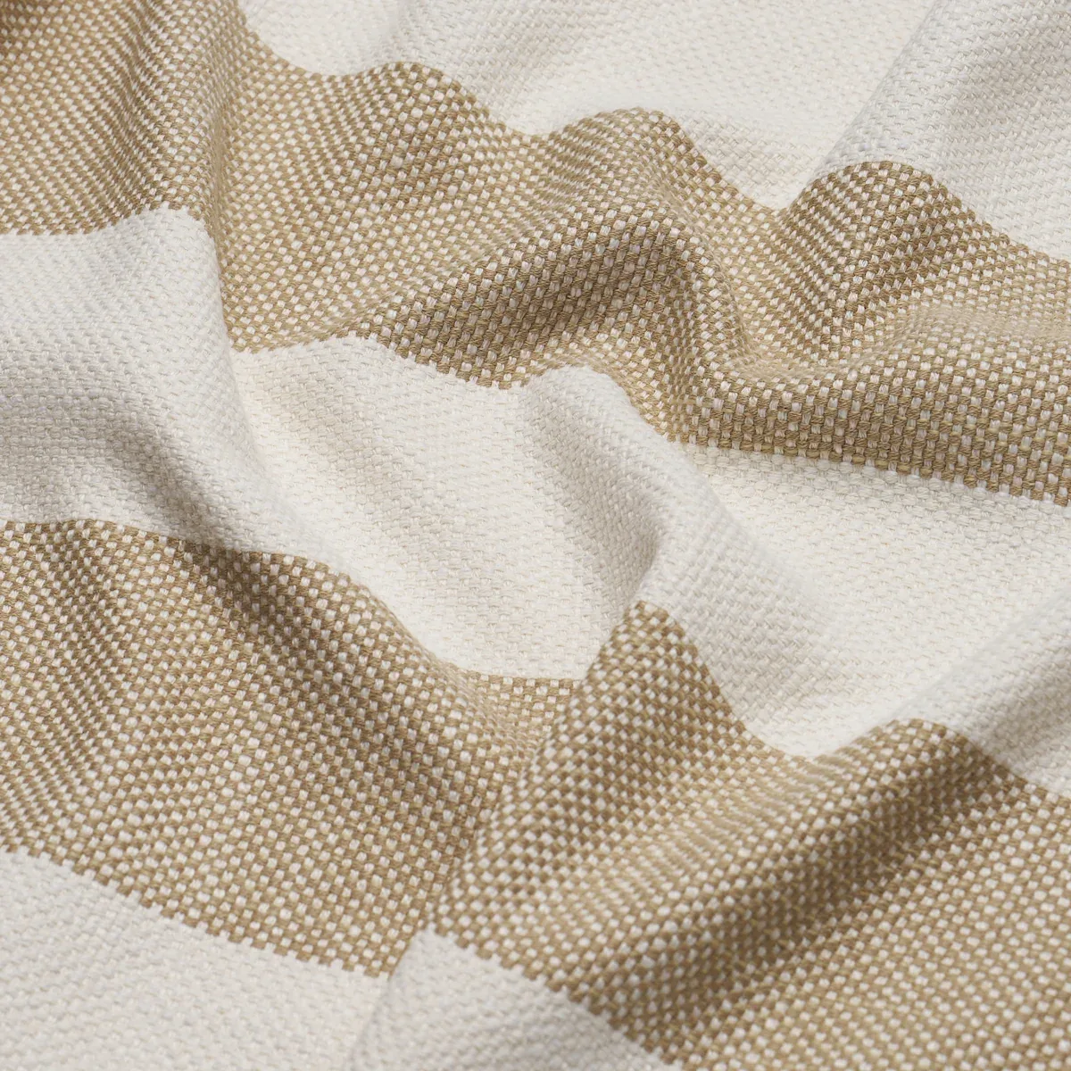 DESERT WIDE STRIPE fabric SAND color by Schumacher