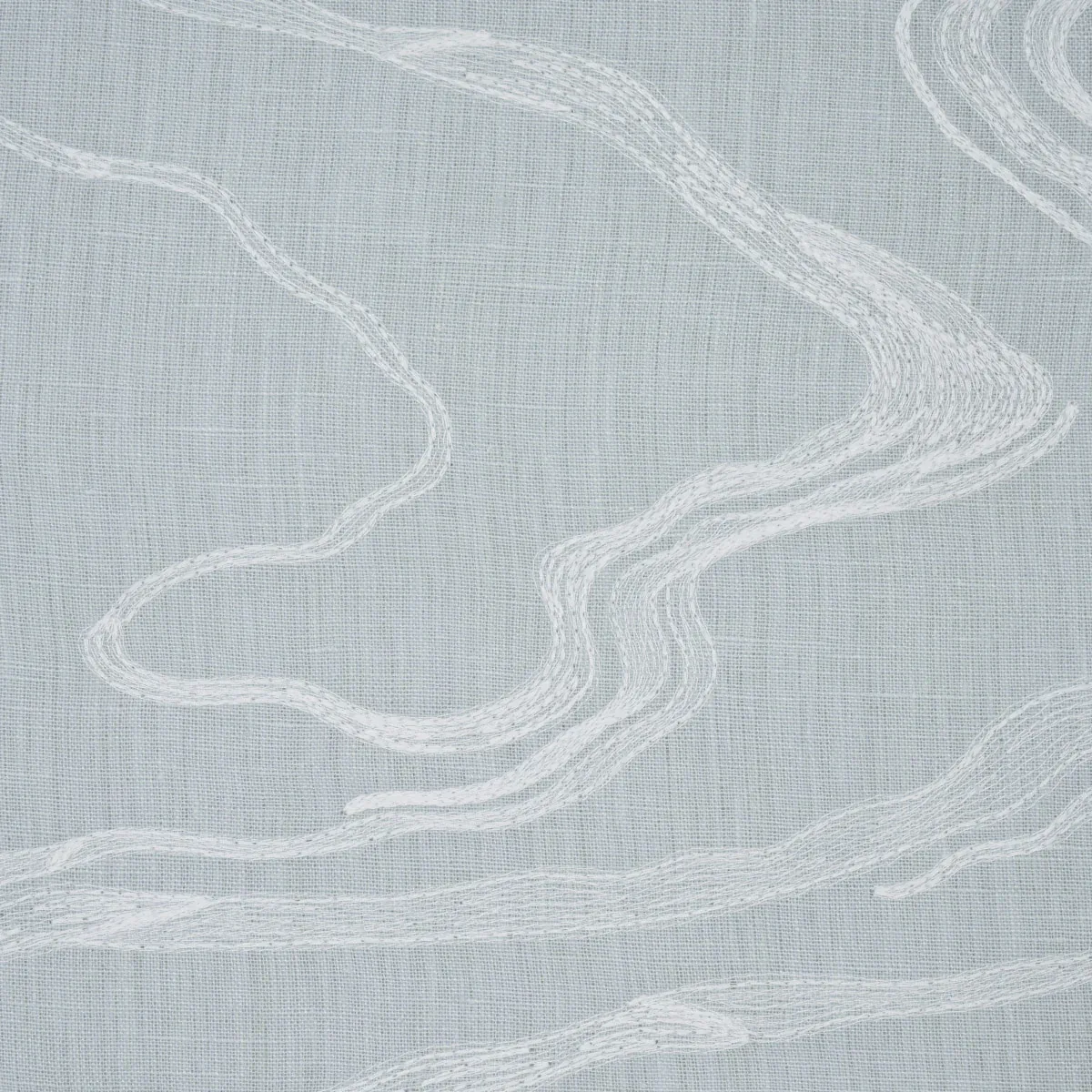 DESERT WIND EMBROIDERY fabric ARCTIC color by Schumacher
