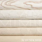 DESERT WIND EMBROIDERY fabric SANDSTONE color by Schumacher