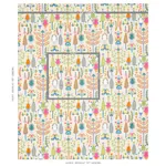 DESNA EMBROIDERY fabric MULTI color by Schumacher