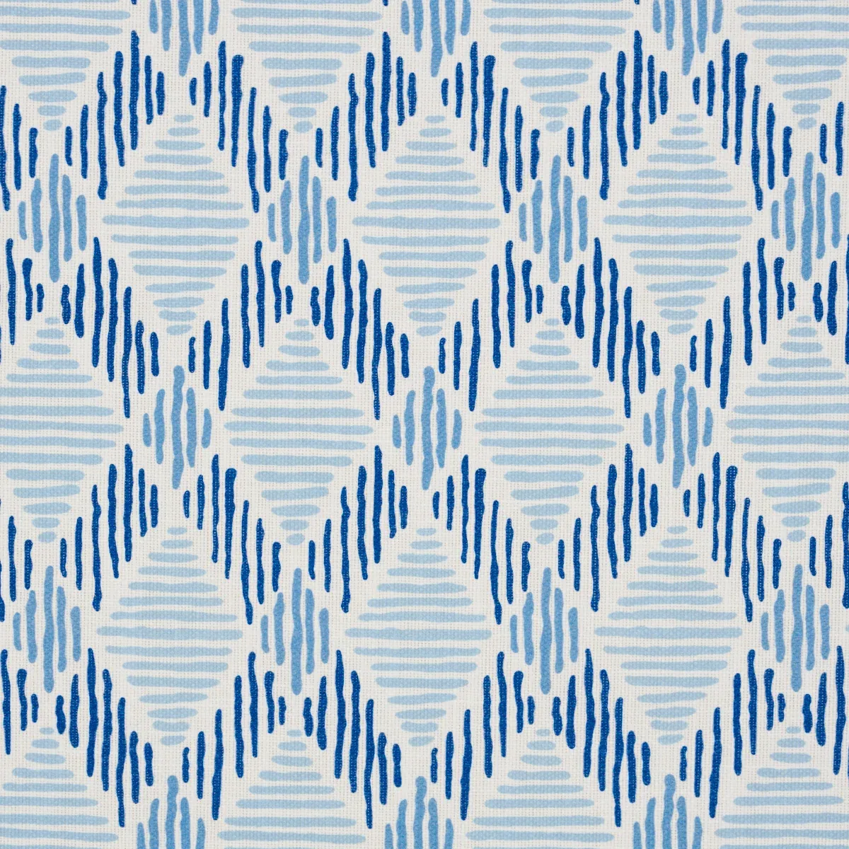 DEXTER INDOOR/OUTDOOR fabric BLUES color by Schumacher