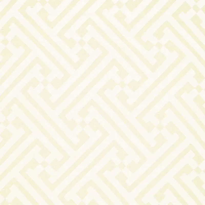 DHARI CUTWORK CASEMENT fabric WHITE NATURAL color by Schumacher