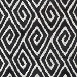 DIAMANTE VELVET fabric ONYX color by Schumacher