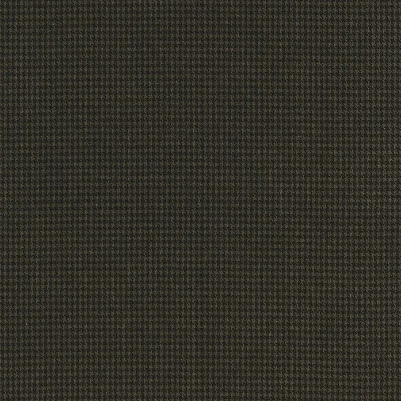 DILLON VELVET HOUNDSTOOTH fabric BLACK WALNUT color by Schumacher