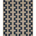 DIXON EMBROIDERED PRINT LINEN Fabric – BLUE | Schumacher | W DIXON EMBROIDERED PRINT LINEN fabric BLUE color by Schumacher