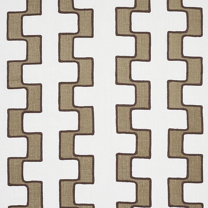 179680 | DIXON EMBROIDERED PRINT LINEN – NEUTRAL