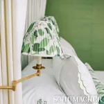 DOGWOOD LEAF fabric IVORY color by Schumacher