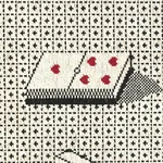 DOMINO ÉPINGLÉ fabric BLACK color by Schumacher