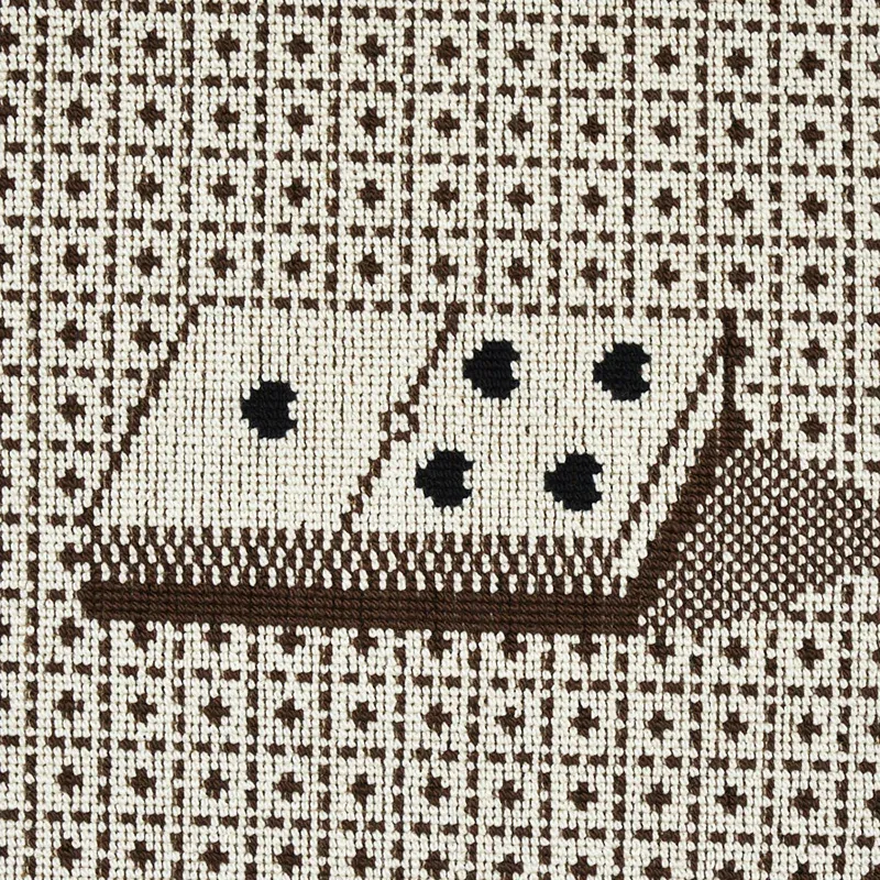 DOMINO ÉPINGLÉ Fabric – BROWN | Schumacher | Wallpaper Twins DOMINO ÉPINGLÉ fabric BROWN color by Schumacher