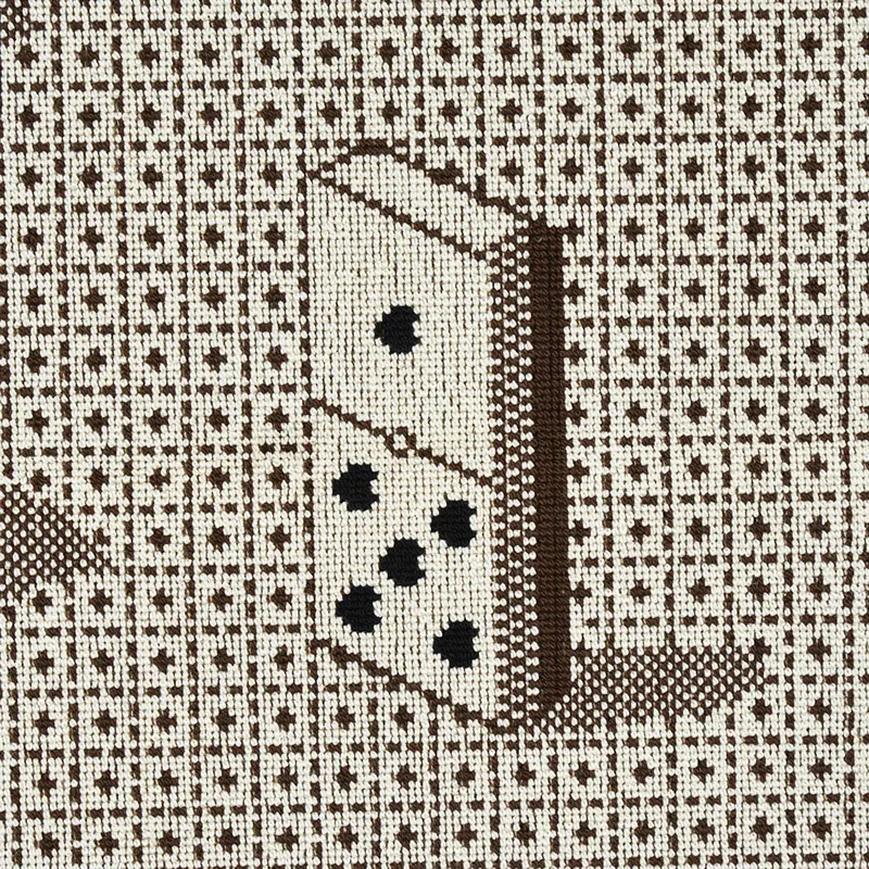 DOMINO ÉPINGLÉ Fabric – BROWN | Schumacher | Wallpaper Twins DOMINO ÉPINGLÉ fabric BROWN color by Schumacher