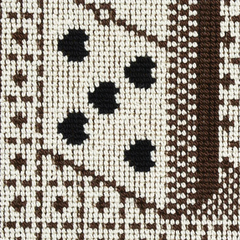 DOMINO ÉPINGLÉ Fabric – BROWN | Schumacher | Wallpaper Twins DOMINO ÉPINGLÉ fabric BROWN color by Schumacher