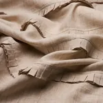 DOROTHY PLEATED LINEN fabric LINEN color by Schumacher