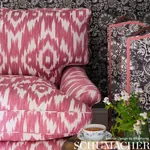 DORSET fabric AZALEA color by Schumacher