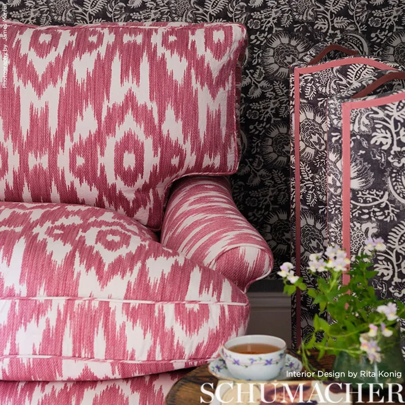 DORSET fabric AZALEA color by Schumacher
