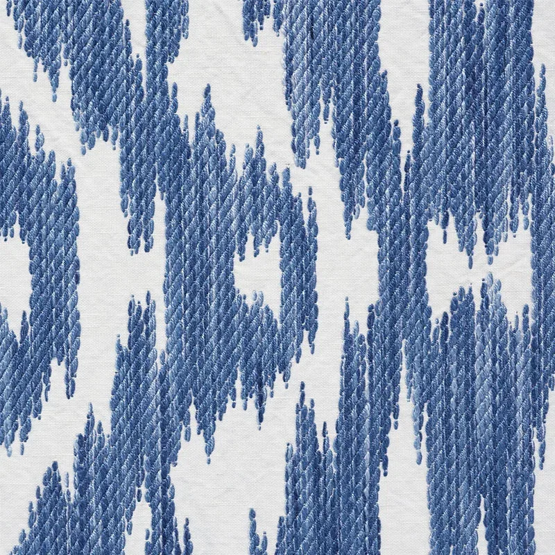 DORSET fabric INDIGO color by Schumacher