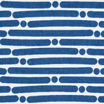 DOT DASH fabric NAVY color by Schumacher