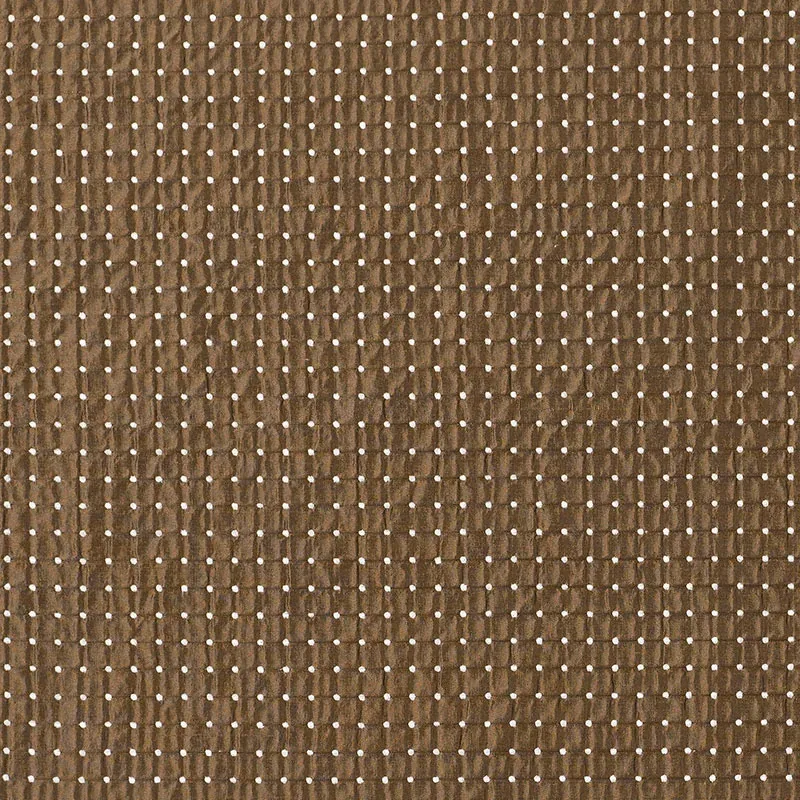 DOTTED SILK WEAVE fabric MOCHA color by Schumacher