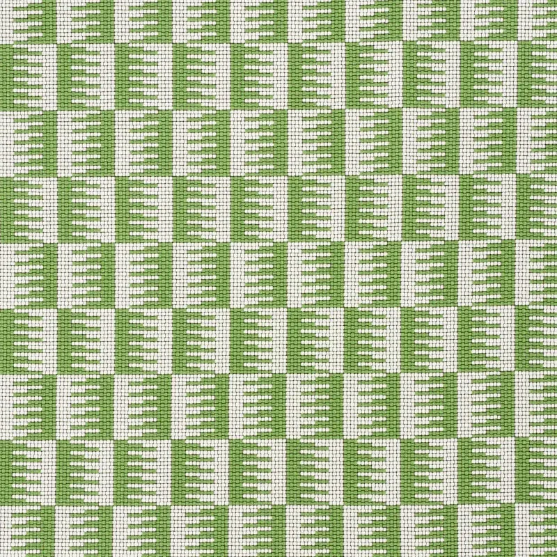 DOVETAIL INDOOR/OUTDOOR fabric GREEN color by Schumacher