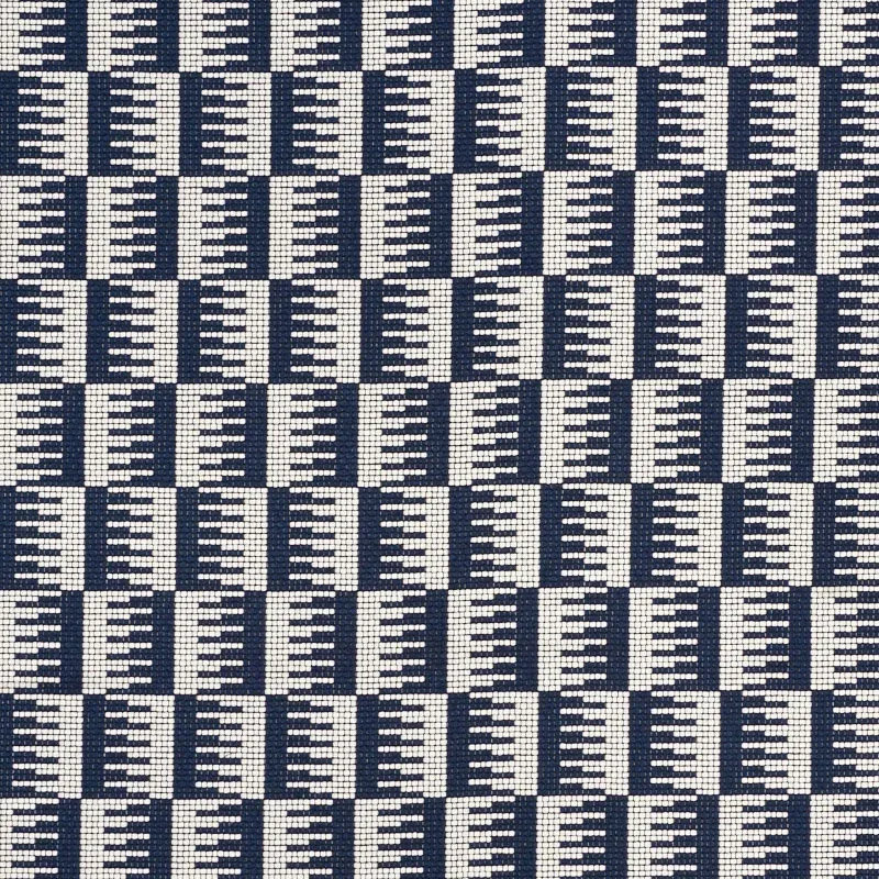 DOVETAIL INDOOR/OUTDOOR fabric NAVY color by Schumacher