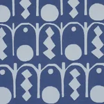 DOWNTOWN Fabric – BLUES | Schumacher | Wallpaper Twins DOWNTOWN fabric BLUES color by Schumacher